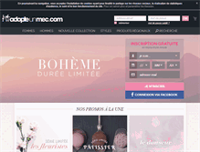 Tablet Screenshot of adopteunmec.com